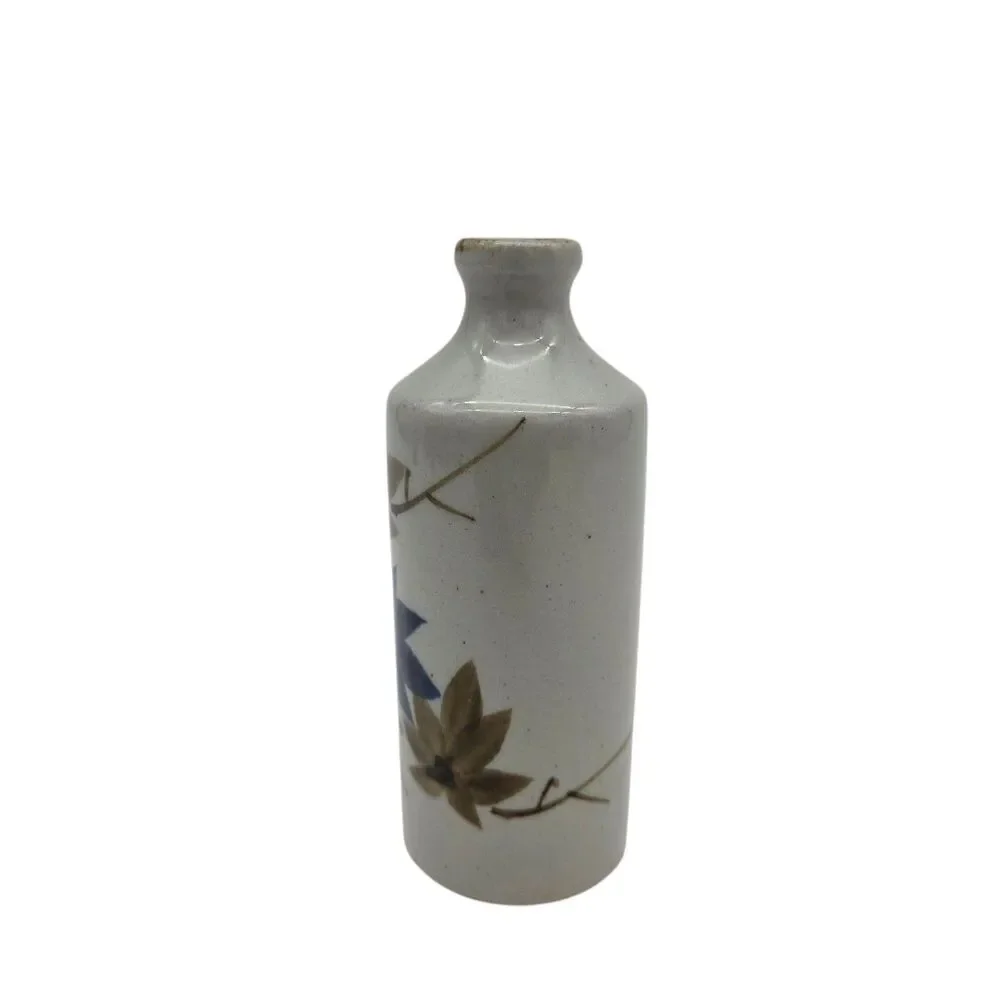 Vintage Otagiri Japan Bud Vase Maple Leaf Stoneware Pottery MCM Decor 1970s OMC